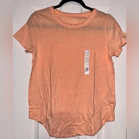 ⭐️NEW⭐️ Juniors' SO® Favorite Crewneck Short Sleeve Tee. Size M - Picture 2 of 5